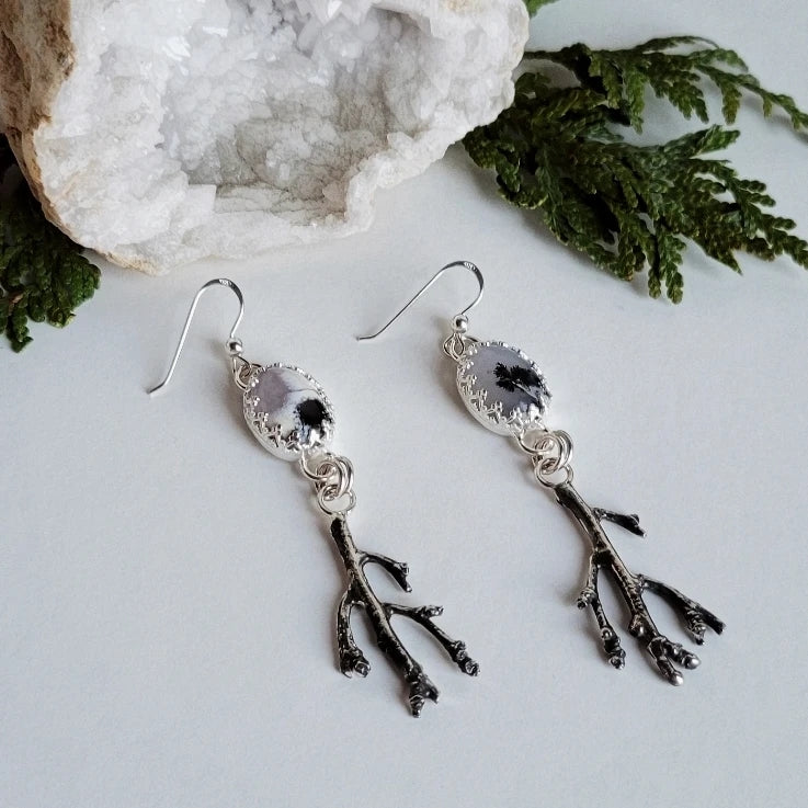 TIZGI N TEGREST (ⵜⵉⵣⴳⵉ ⵏ ⵜⴻⴳⵔⴻⵙⵜ) - WINTER FOREST - EARRINGS