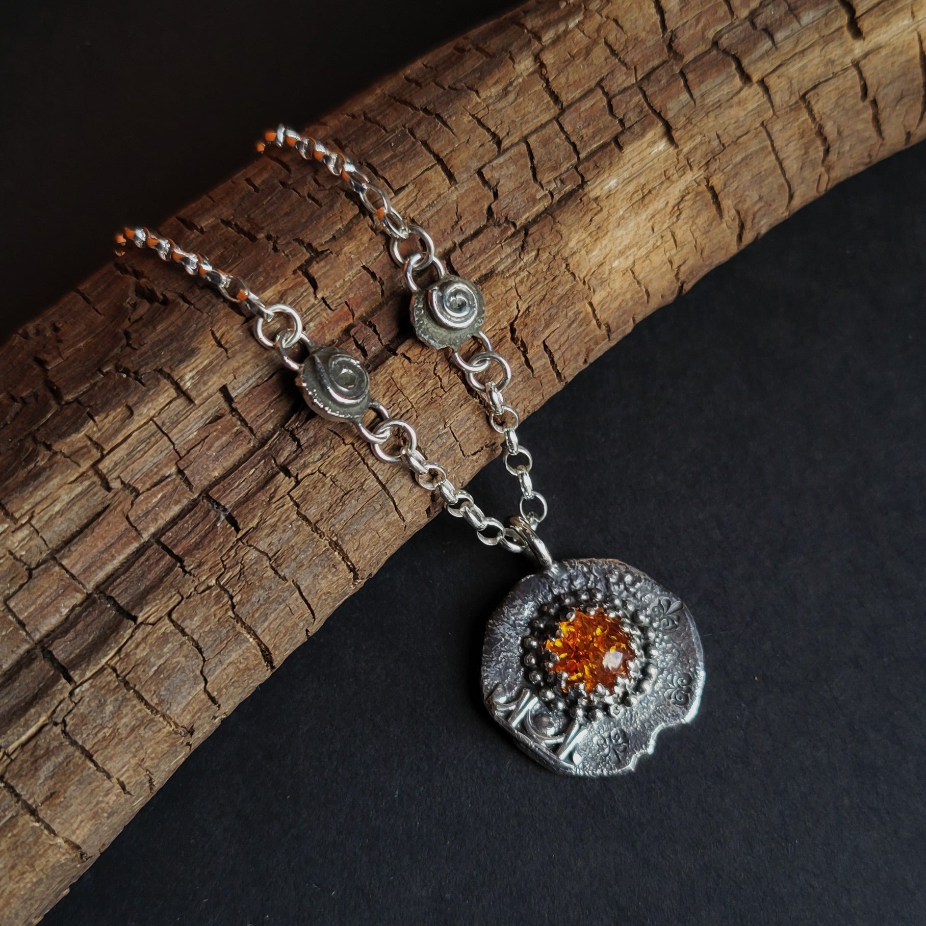 Amber skies Pendant