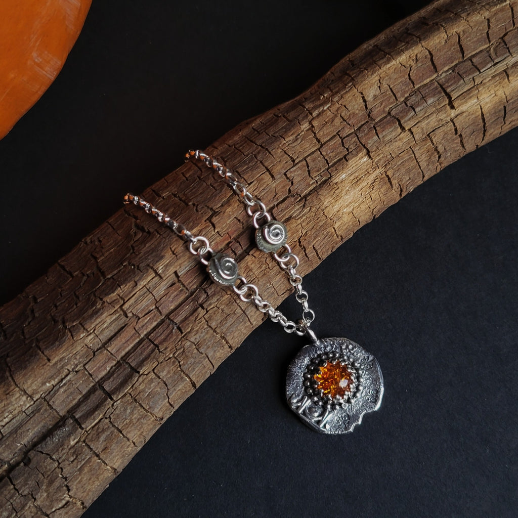 Amber skies Pendant