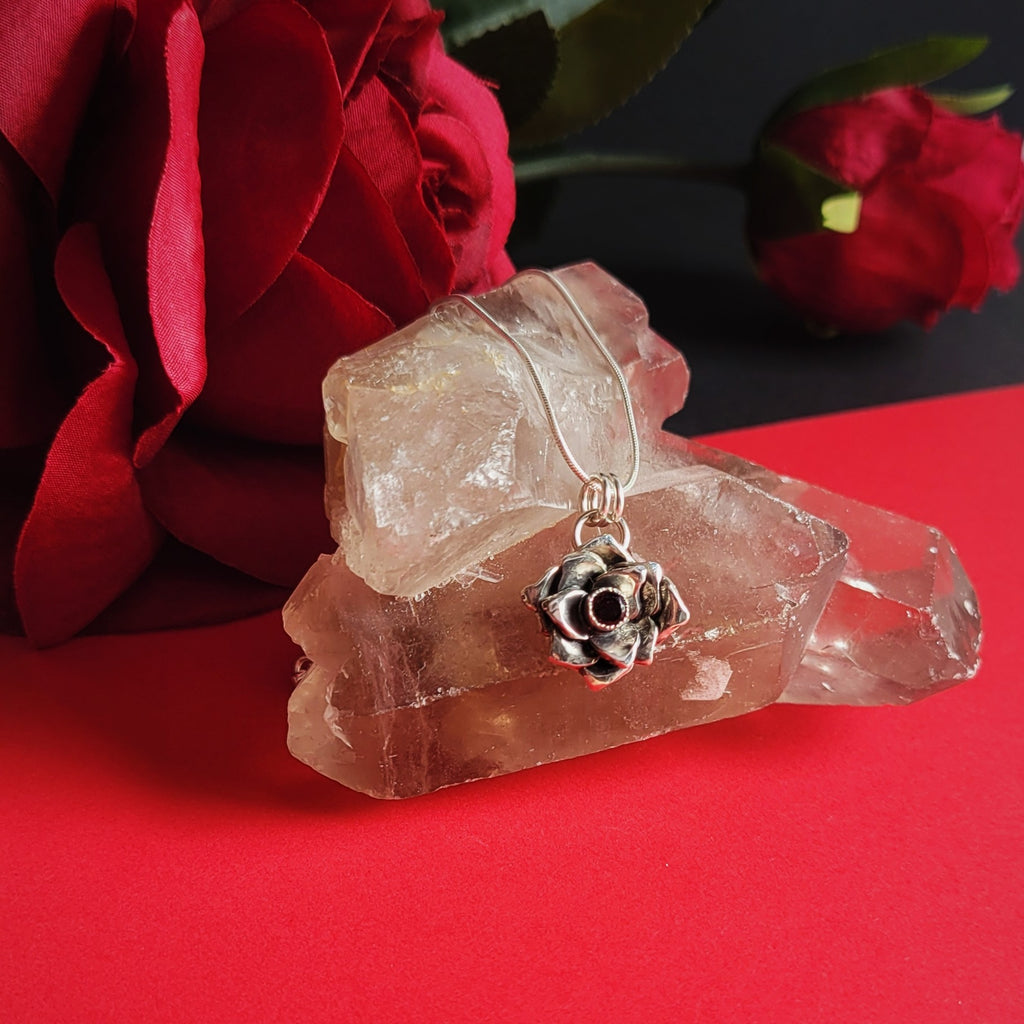 Black Rose Pendant